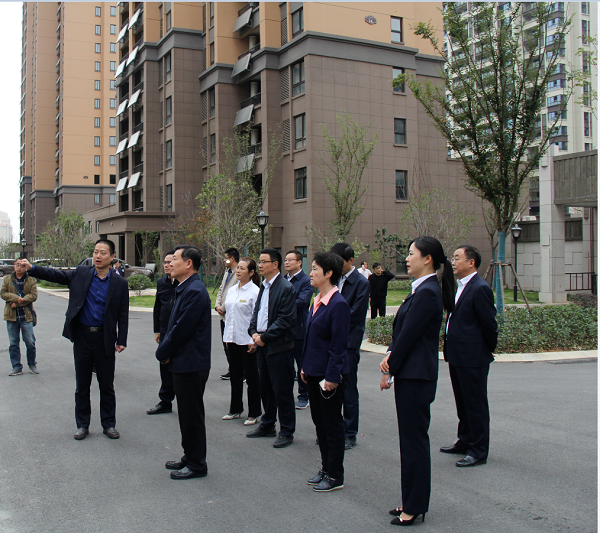 住房和城鄉(xiāng)建設(shè)部副部長倪虹一行到徽鹽地產(chǎn)六安項目參觀調(diào)研