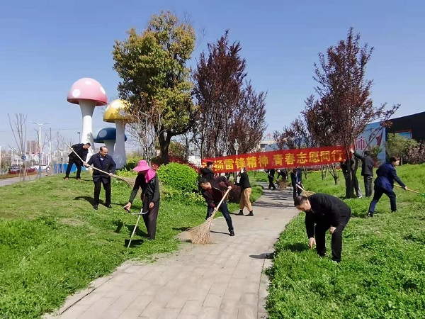 六安項目黨支部組織開展“學雷鋒”志愿服務(wù)活動