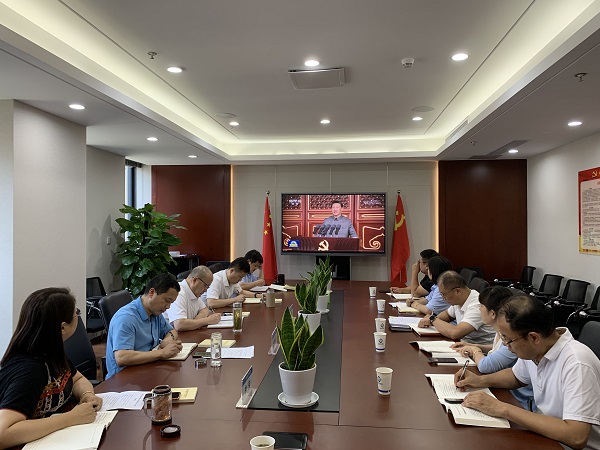 徽鹽地產(chǎn)集團黨委理論學(xué)習(xí)中心組集體學(xué)習(xí)研討習(xí)近平總書記“七一”重要講話