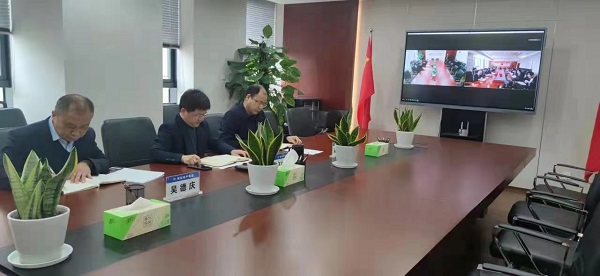 高廣飛督導徽鹽地產(chǎn)集團定遠項目公司黨支部組織生活會